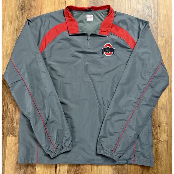Ohio State Buckeyes Varsity Authentic Apparel Mens Quarter Zip Extra Large EUC - Picture 2 of 11